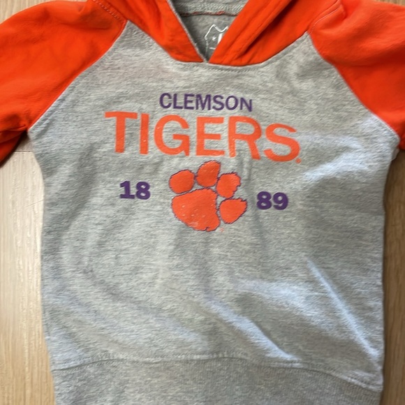 Clemson Wes and Willy Fleece Hoodie and Pants - Picture 3 of 5